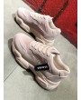 Round Toe Flat Platform Running Shoes - Light Pink Eu 40
