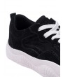 Fur Lined Lacing Casual Sneakers - Black Eu 37