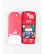 5Pairs Christmas Elk Santa Socks Set - Multi-a