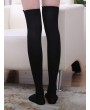 Cat Panda Cartoon Knee Length Socks - Black