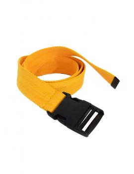 Solid Color Design Waist Belt - Mustard