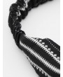 Printed Bohemia Style Headband - Black