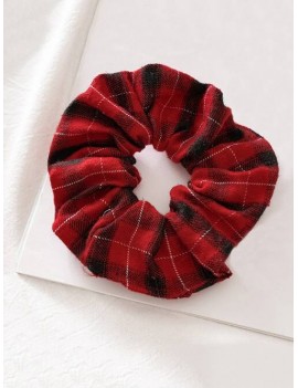 Fabric Elastic Scrunchie - Red