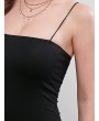 Cami Mini Bodycon Dress - Black S